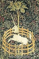Unicorn Tapestry Journal: Unicorn in Captivity Blank Lined Journal /Diary/ Notebook/ 1723998303 Book Cover
