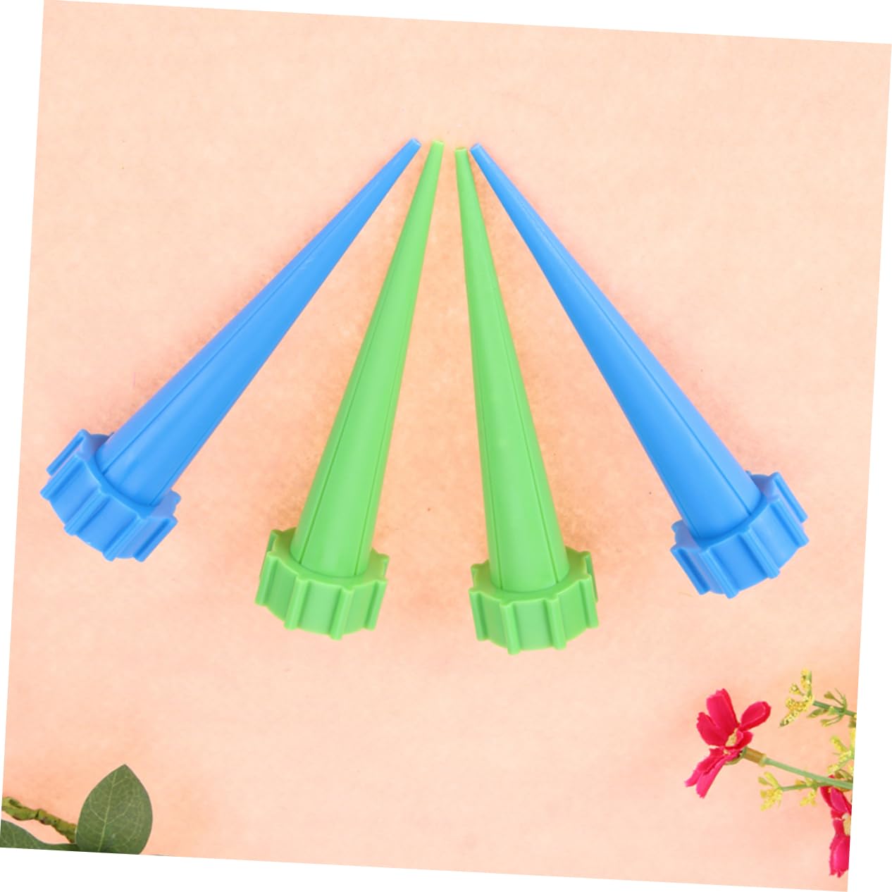CIMAXIC Automatic Water for Plants 8 Pcs Watering Spikes Drip Irrigation Spikes Sturdy Porcelain for Use Self Watering System Random
