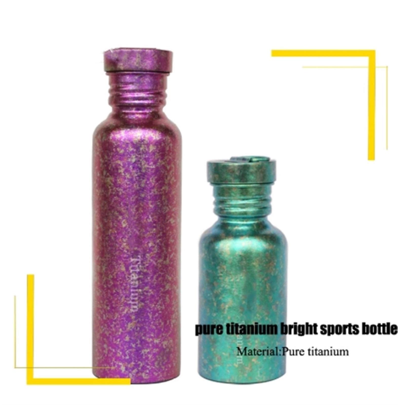 Bouteille d'eau en titane pur, bouteille d'eau de sport en titane d'équitation, alliage d'extérieur, bouteille d'eau d'extérieur pour vélo, tasse d'eau
