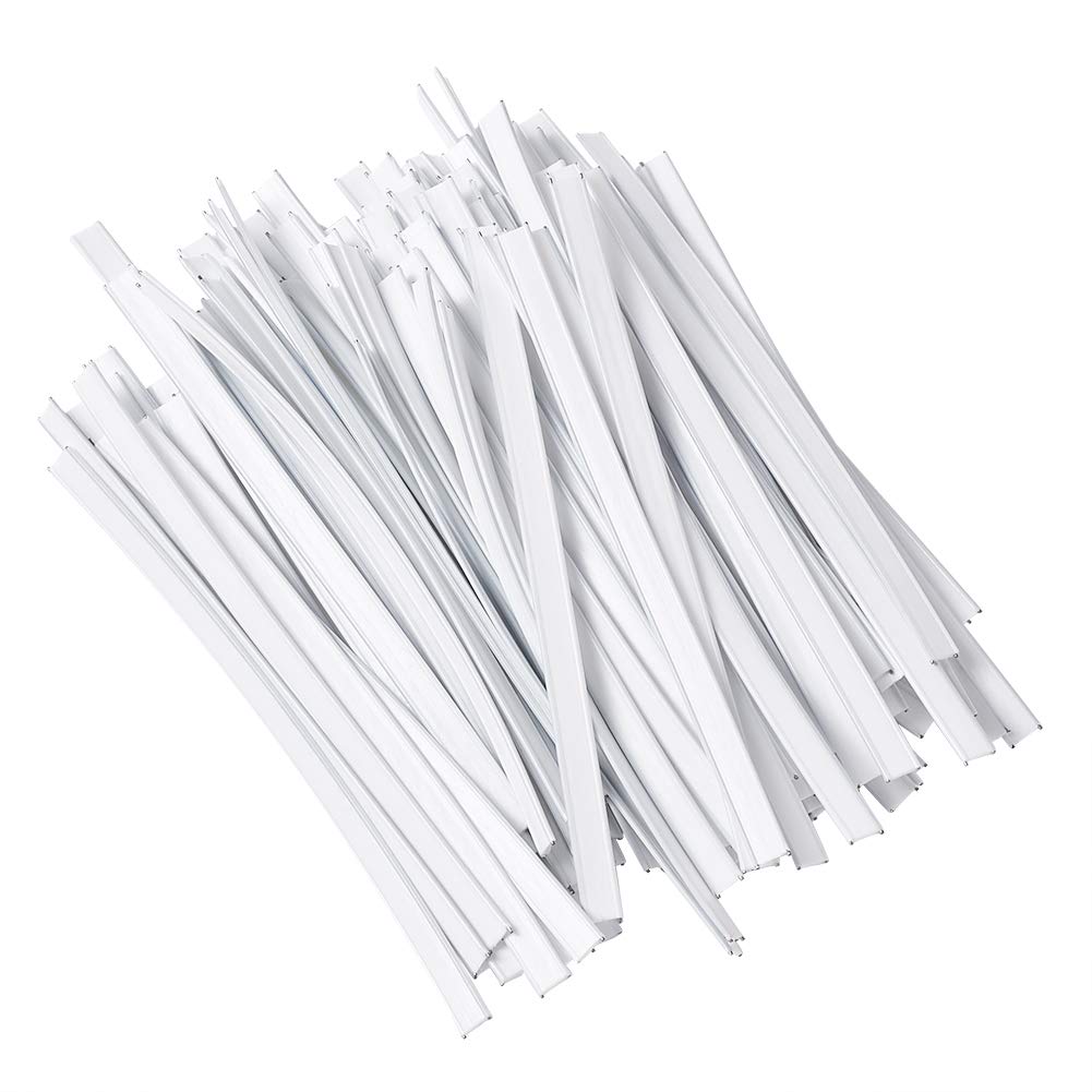 Nose Bridge Strip Pieces for Mask, Mr Rex Washable Plastic Coated Dual Inner Wire Flat Nose Bar Straps, Adjustable Bendable Nose Wire for Face Mask Making Accessories for Sewing DIY Crafts (1000)