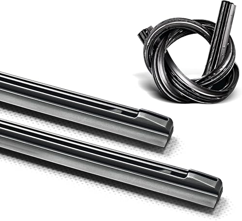 ASLAM Repuestos de limpiaparabrisas de 0.335 in para limpiaparabrisas híbrido de 28 pulgadas (juego de 2)