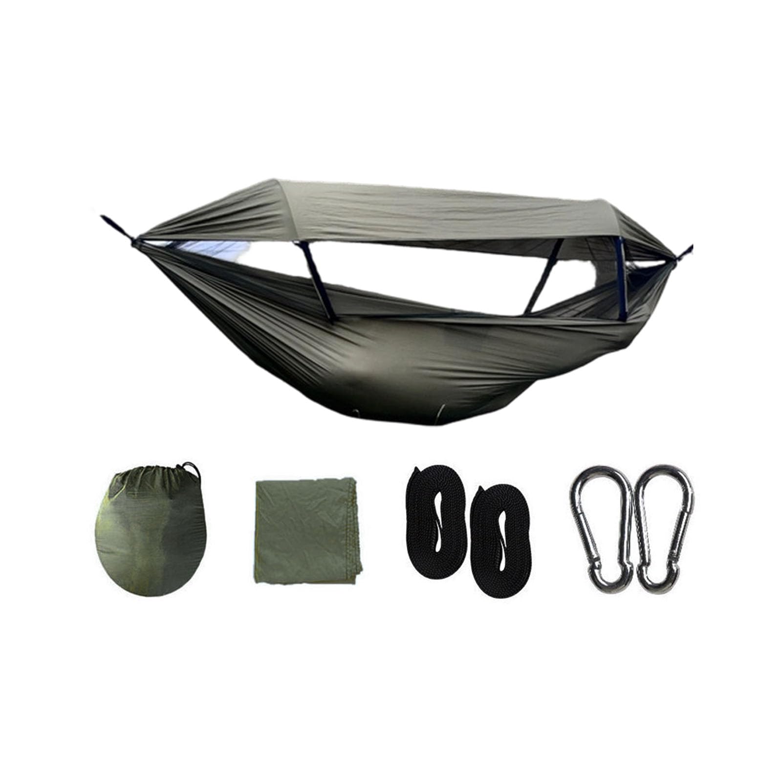 Camping Hammock Tent with Net, Portable Hammocks Swing Hammock with Stand for Outside Backpacking Hammocks Tents for Camping Lightweight Swing Tent Outside Hiking Travel Use