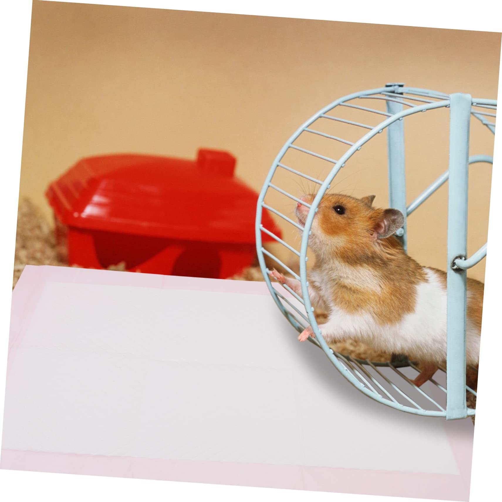 BESTonZON Welpen Unterlagen 90x60 Auslaufsichere Einweg Pipimatten aus Vlies 100 Stück für Kaninchen Hunde und Meerschweinchen
