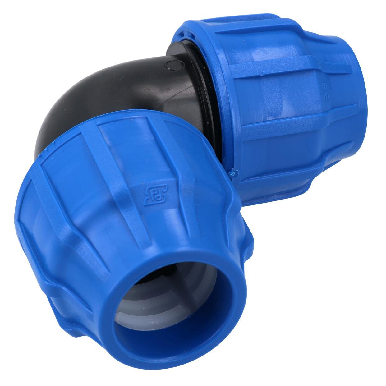 32 x 32 mm MDPE codo 90 grados compresión acoplamiento conector 10PK