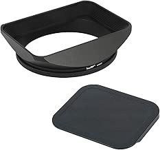 Haoge LH-B72T 72mm Square Rectangular Metal Screw-in Lens Hood with Cap for 72mm Canon Nikon Sony Leica Carl Zeiss Voigtlander Nikkor Panasonic Fujifilm Olympus Lens and Other 72mm Filter Thread Lens Haoge LH-B72T 72mm Square Rectangular Metal Screw-in Lens Hood with Cap for 72mm Canon Nikon Sony Leica Carl Zeiss Voigtlander Nikkor Panasonic Fujifilm Olympus Lens and Other 72mm Filter Thread Lens