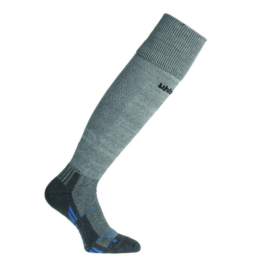 Uhlsport Unisex Team Pro Player Stocking Socks - Dark Grey Melange/Black, Size 28-32