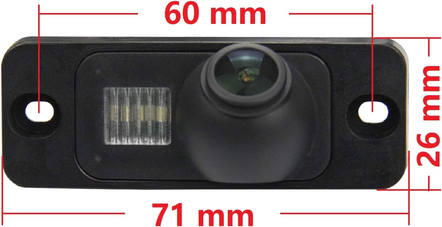 Hоttеѕt Sаlеѕ HD 1280x720p Reversing Camera for Mercedes M-Class ML MB W164 W163 S-Class W220 in Number Plate Light License Rear View Backup Camera Waterproof Night Vision