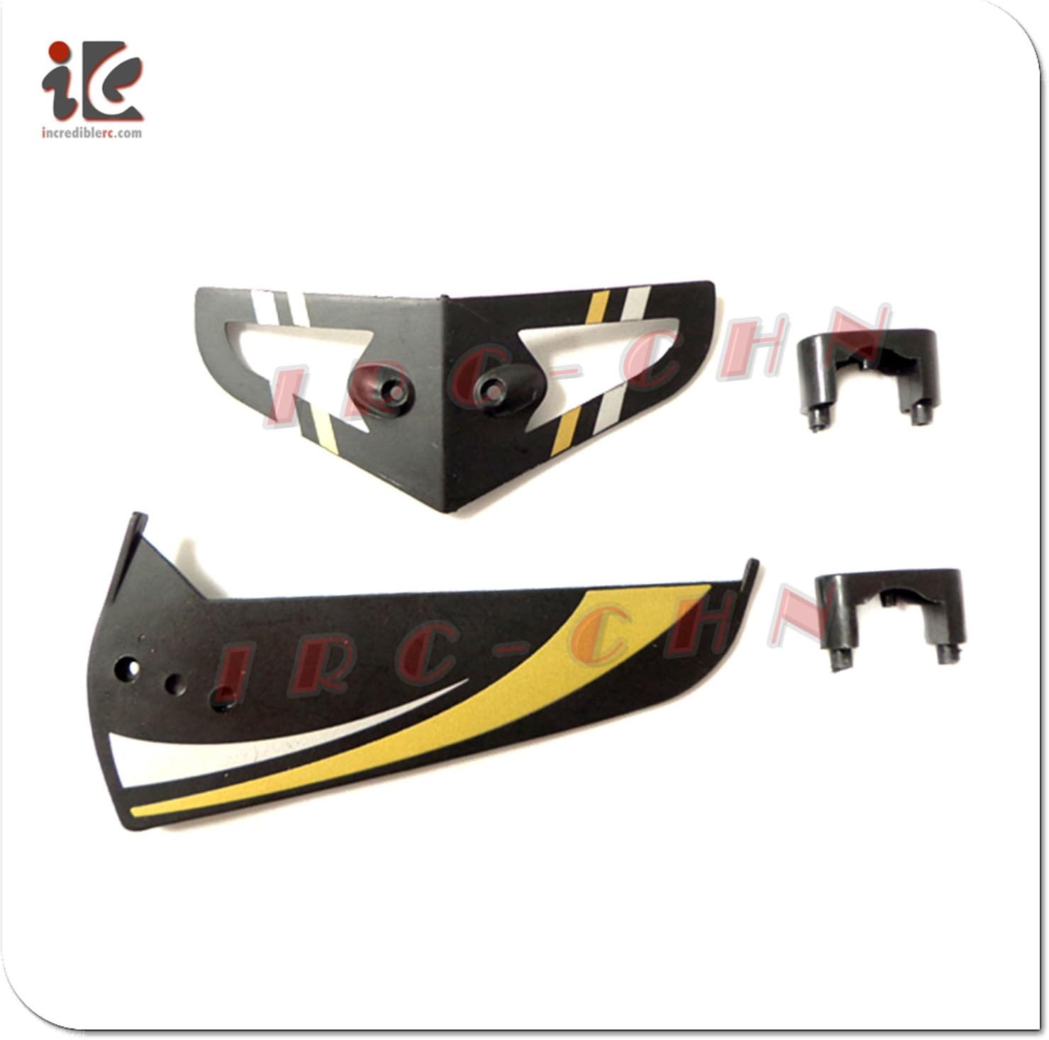 1 SET BLACK DECORATIVE BLADE EGOFLY LT-711 HAWKSPY RC HELICOPTER PARTS LT711-09