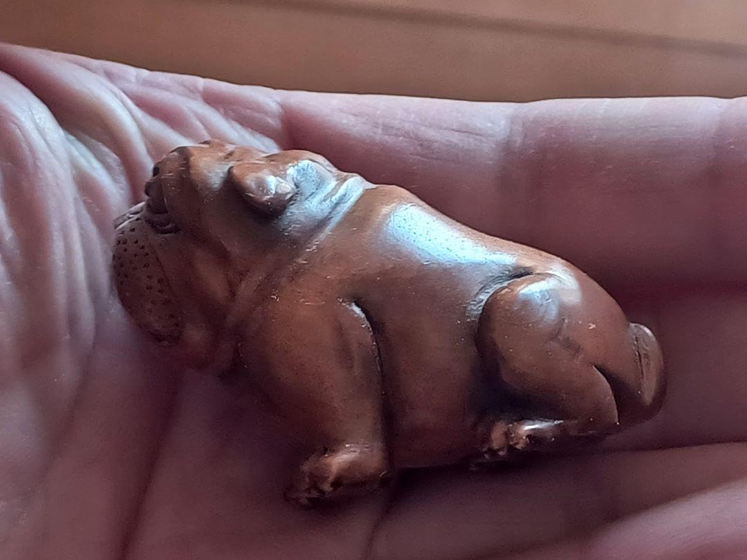 犬　骨董　古物　根付け　根付　ビーグル 犬 骨董 古物 根付け 根付 ビーグル