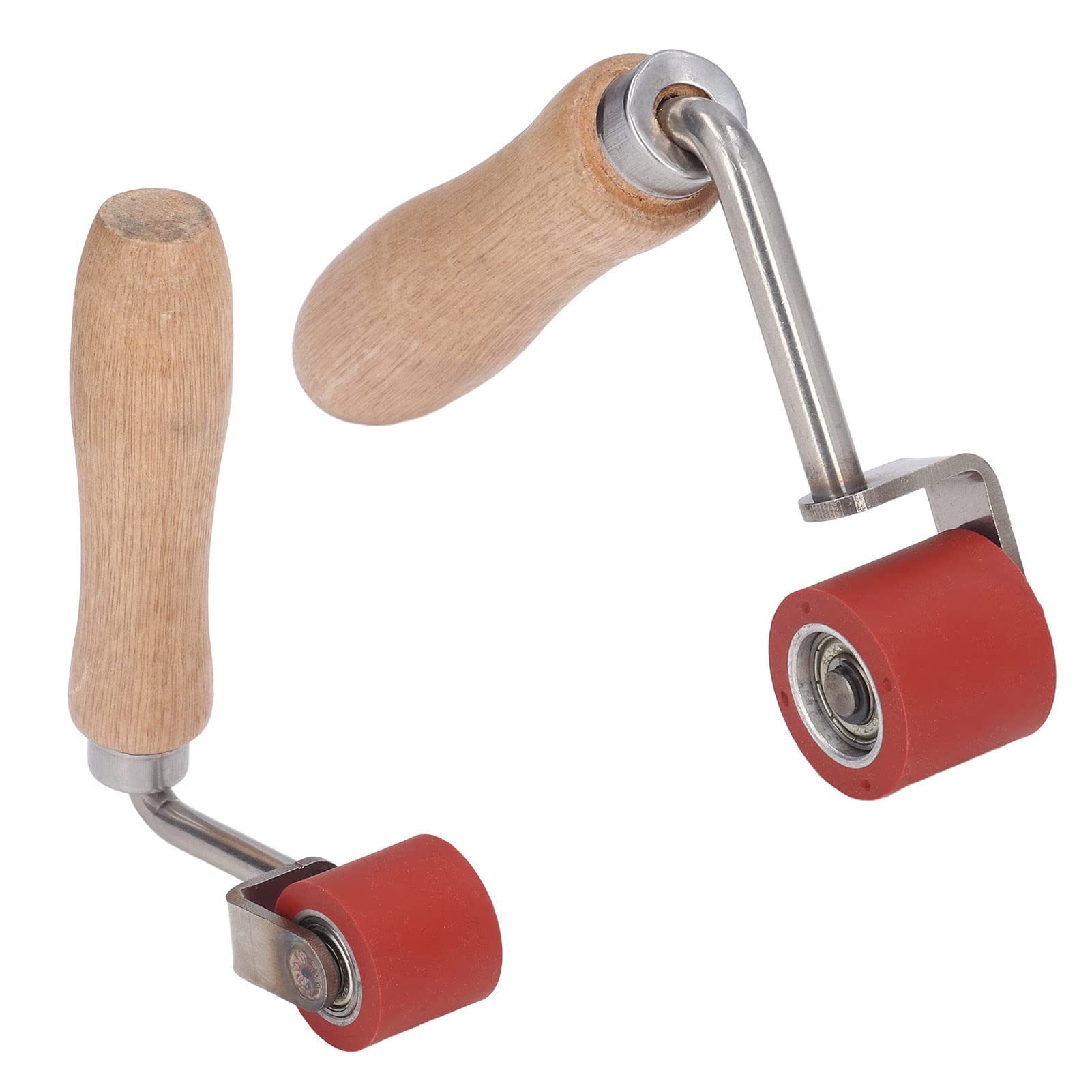 Rodillo Manual de Silicona, Resistencia a la Temperatura de 260 ℃ Diseño Ergonómico Ángulo de Flexión de 75° Ahorra Energía Rodillo de Goma Cojinete de 2 Vías para Soldadura a Alta