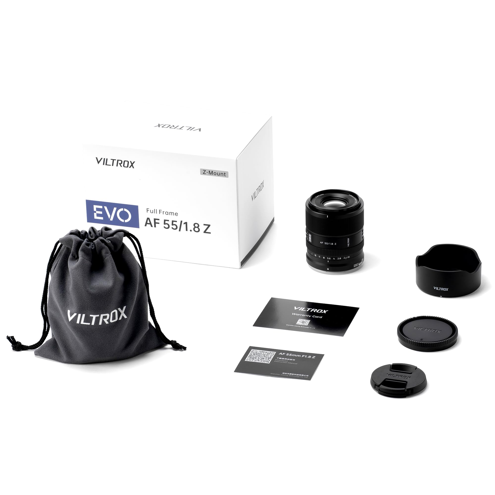 VILTROX APO 55mm F1.8 Z Objetivo, AF 55mm f/1.8 EVO Z para Nikon Z, Objetivo Full Frame con Gran Apertura para Nikon Z5ii Z50ii Z30 ZFC Z6ii Z7ii Z6iii Z9 Z8 ZF Z6 Z50 Z7 ZR