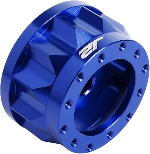 Miniatura 9 de J2 Engineering J2-HUB-OR18-RD - Adaptador de cubo de aluminio para volante de 2 pulgadas, 6 pernos, color rojo, compatible con