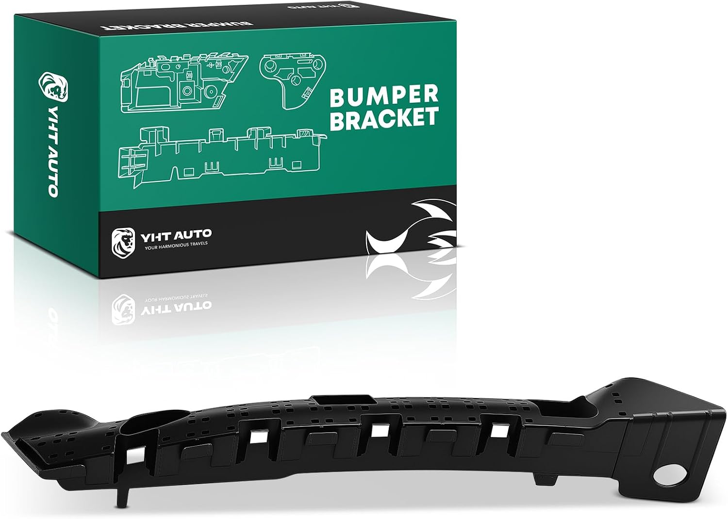 YHTAUTO Front Right Passenger Side Bumper Cover Retainer Compatible with Subaru Forester 2022 2023 2024, Standard, Upper, Except Wilderness Model, Plastic Bumper Bracket