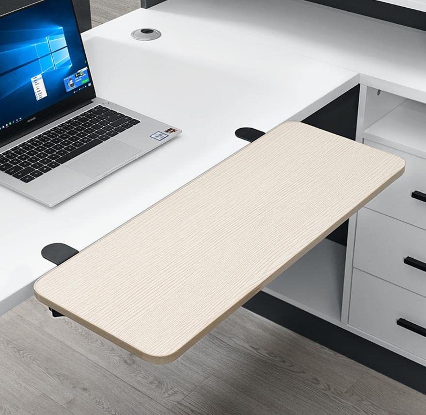 Hm Vicyy Foldable Keyboard Tray,Desk Extender For Keyboard,Ergonomic Desk Extension Tray Clamp,Foldable Keyboard Drawer Tray,Computer Table Elbow Arm Support,Desk Mount Armrest Holder,multicolor
