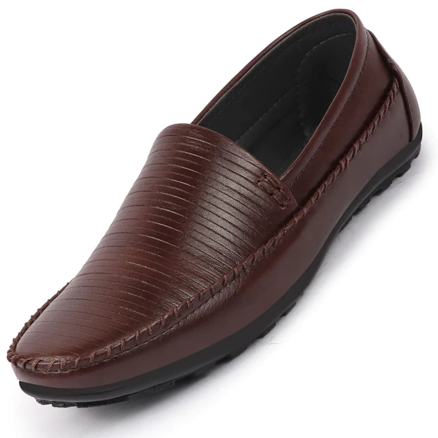 FAUSTO FST-FOBME-1019 BROWN-45 Mens Brown Side Stitched Broad Feet Ethnic Slip-Ons Shoes (11UK) (B0BRQK9KGV) Amazon Price History, Amazon Price Tracker