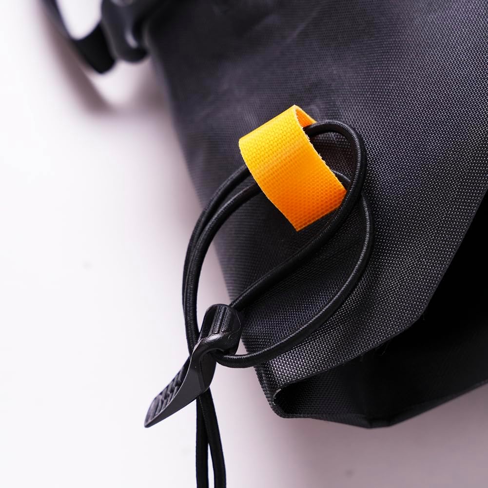 Waterproof Backpack, Dry Bag for Water Activities, Boating, Kayaking, paddle boarding (Black/yellow) - Image 4