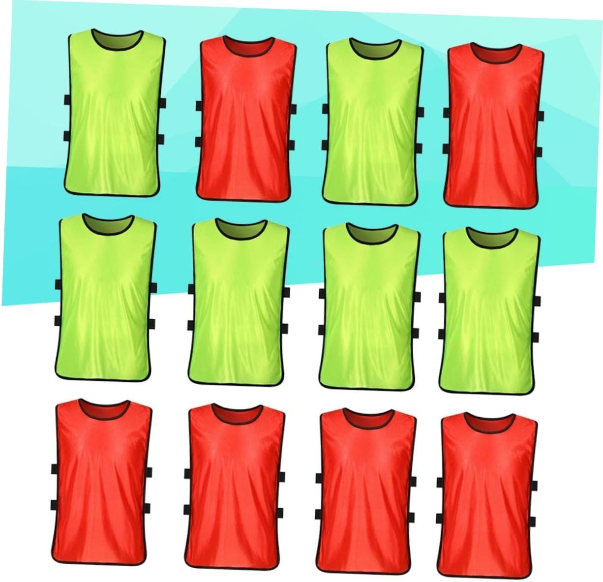 Garneck Training Vest Adult Mesh Team Vest Basketball Apparel Protector Sports Top Divided Fluorescent Pinnies