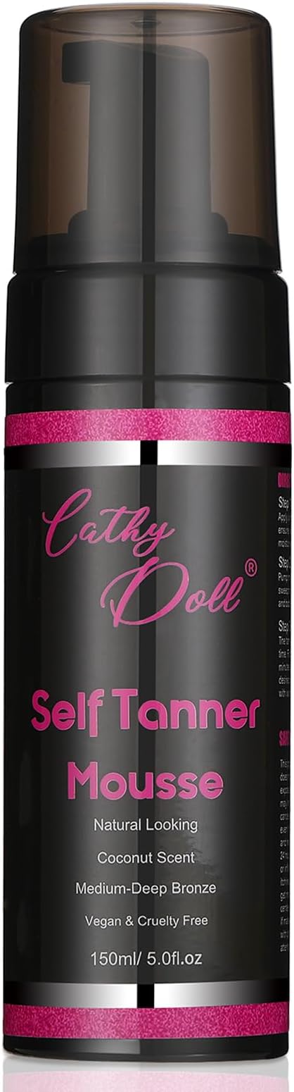 Cruelty Free Sunless Tanning Mousse Natural Self Tanner Mousse Self Tanning For Fair Skin Body Face