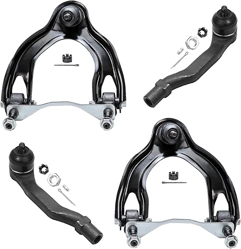 Miniatura 44 de Detroit Axle - Kit de brazos de control frontal RWD para Chrysler 300 Dodge Challenger Charger Magnum, 2 brazos de control superiores 2 rótulas