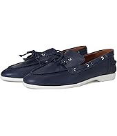Navy Leather (white Outsole)