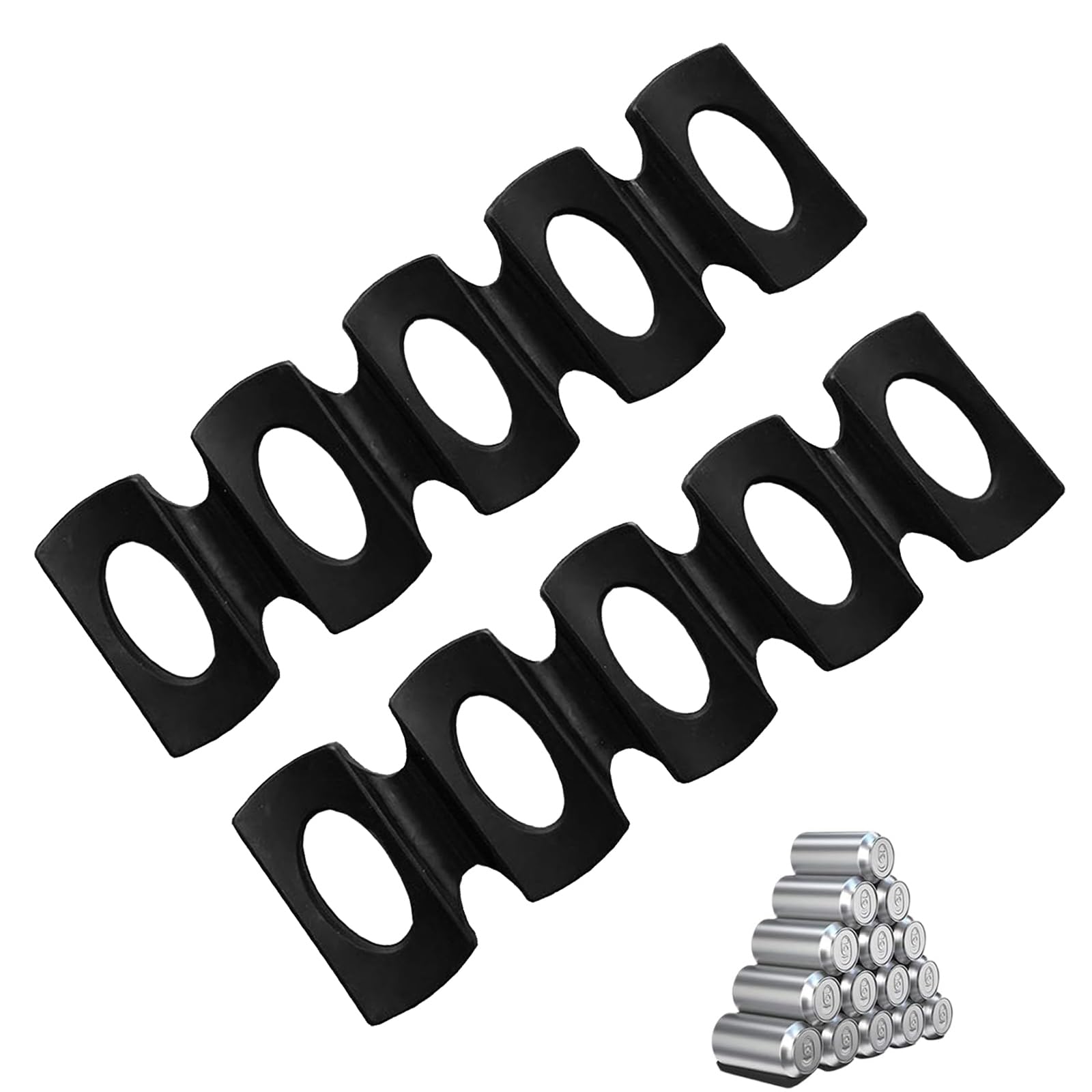 1 Pièces Range Bouteille Frigo, Silicone Souple Porte