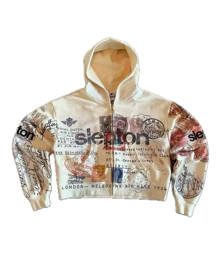 Chaqueta con cremallera Slepton Air Mail Archive cortavientos ligera
