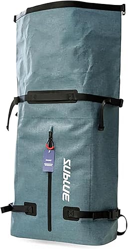 Miniatura 4 de sublue Bolsa seca impermeable de 30 litros con parte superior enrollable para viajes, canotaje, kayak, camping y playa (52 litros)