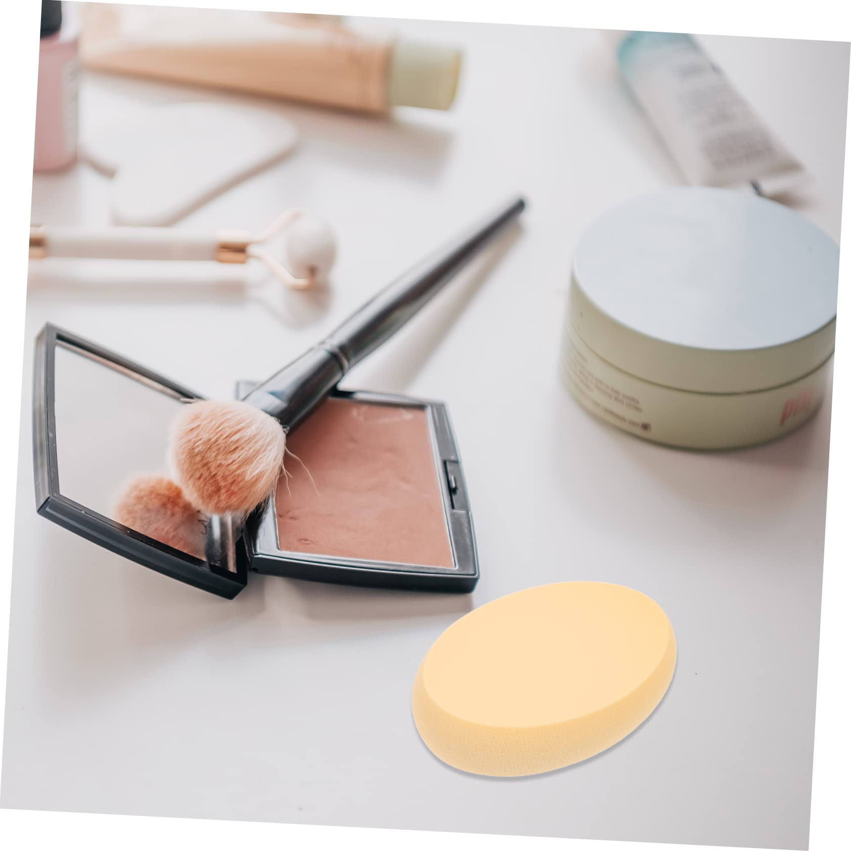 Healeved 18pezzi Spugnette Per Ovali Spugnette Per e Resistente e Lavabile Applicazione Per Make-up e