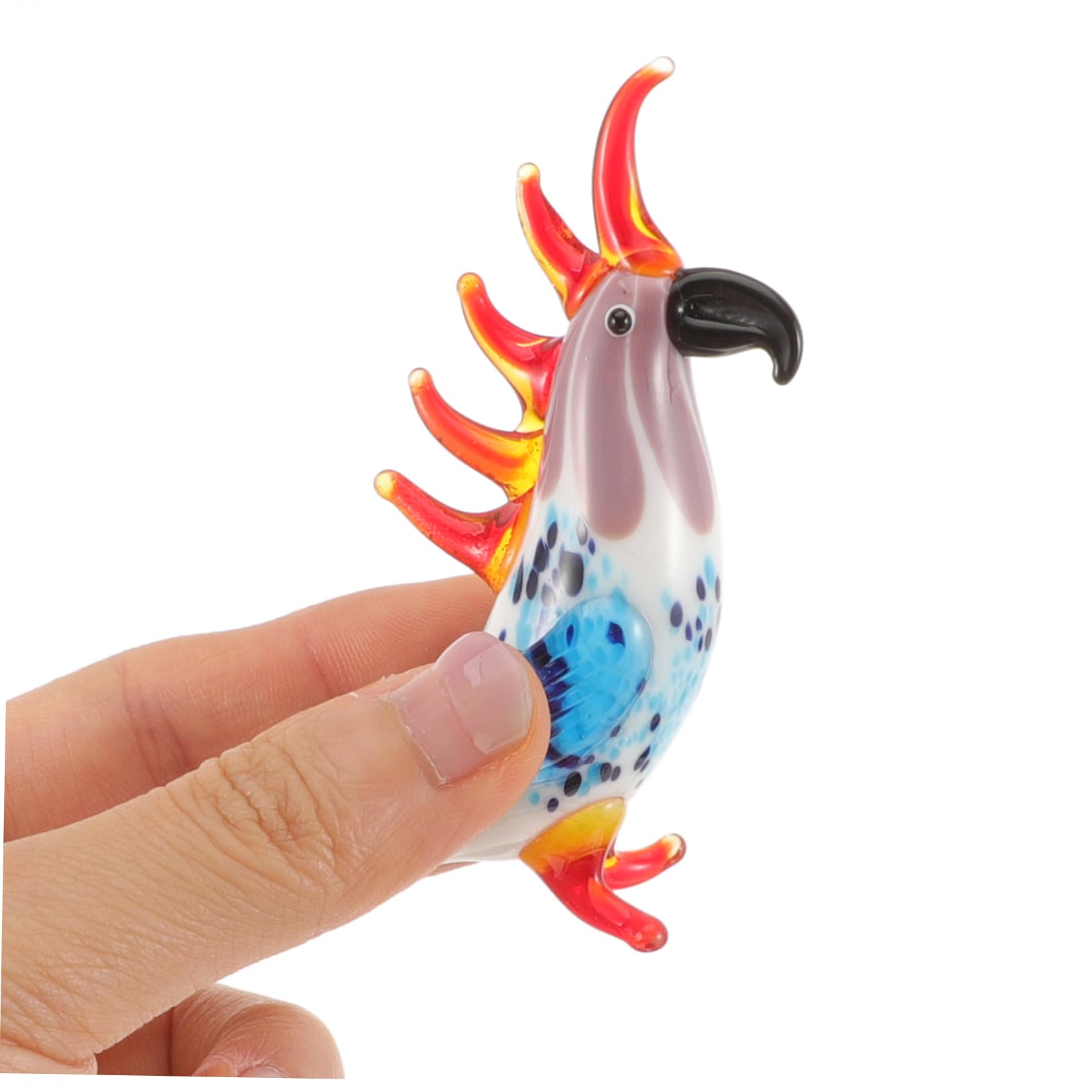 NUOBESTY 5 Pz Animale Di Peluche Per Uccelli Pappagallo Parlante Costume Da Pappagallo Spettacoli Di Pappagalli Giocattoli Per Pappagalli Giocattoli Per Topi Ratto Figurina Cristallo