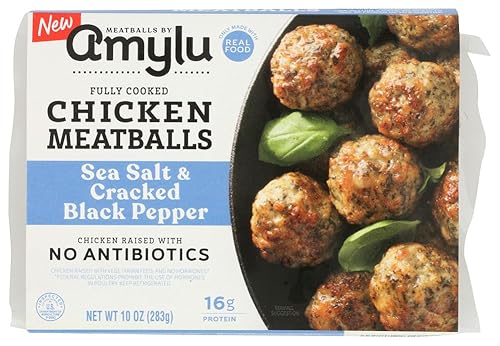 Amylu 0092227811101 Sea Salt & Black Pepper Chicken Meatballs cover