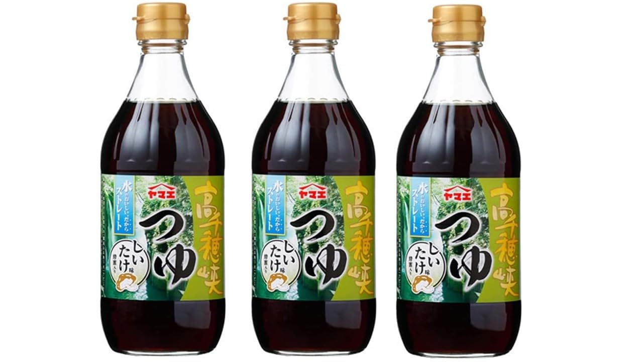 高千穂峡つゆ しいたけ あまくち めんつゆ 高千穂峡つゆ しいたけ味 500ml ヤマエ食品工業 61080103