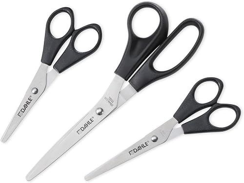 Dahle 54600–20117 Eco Scissors Set, Set of 3, 5/6/8–inch