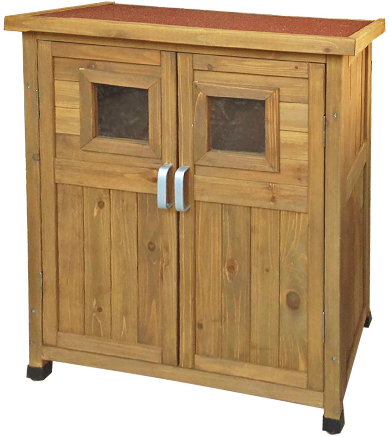 Amazon Co Jp ガーデンガーデン 木製収納庫 物置 ポタジェ バルコニー収納庫 薄型仕様 ロータイプ 幅80cm 高さ92cm 奥行40cm ライトブラウン Balst 9 Lbr Diy 工具 ガーデン