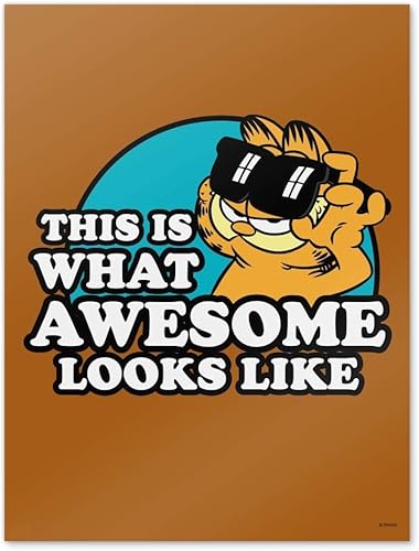 Garfield This is What Awesome Looks Like Home Business Office Letrero Garfield This is What Awesome Looks Like Home Business Office Letrero