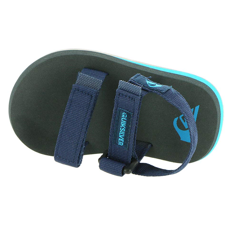 Quiksilver Baby-Boy's Monkey Caged Sandal, Blue/Grey/Blue, 4(20) M US Toddler