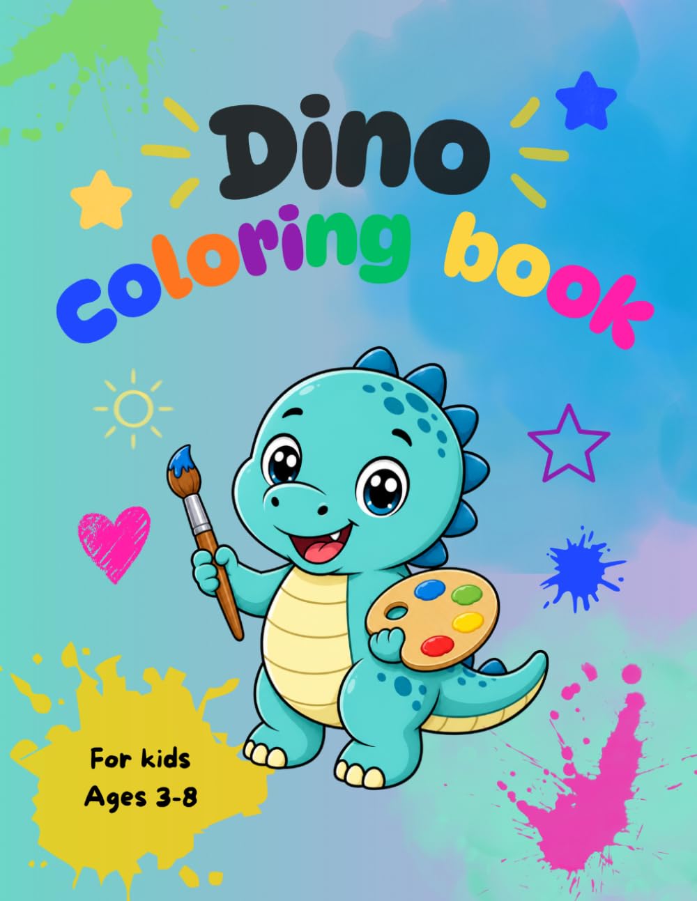 Dino - Coloring book (Little Dino Learning Series)