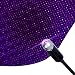 USB Night Light,Adjustable Multiple Modes Lighting Style with USB Port,Portable Atmosphere Decorations Star Light for Car Interior,Ceiling, Bedroom, Party and More (Blue Purple)