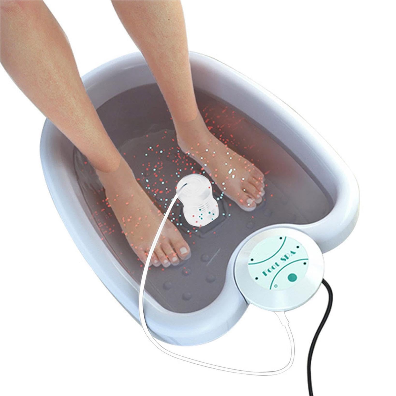 Ionisches Fußbad-Entgiftungsgerät, tragbares ionisches Fuß-Spa, Haushaltsgerät zur Entgiftung mit negativem Wasserstoff für das Fußbad für den Heim-Salon-Spa (ohne Wanne)