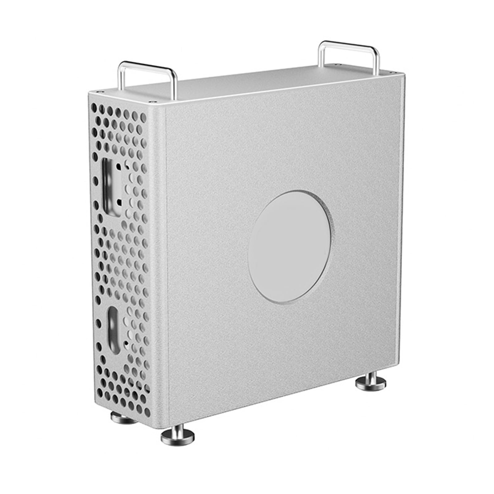Supporto verticale del telaio della lega di alluminio per MiniM4 Desktop Dissipazione di calore Caso Holder Offering Stabilità & Raffreddamento