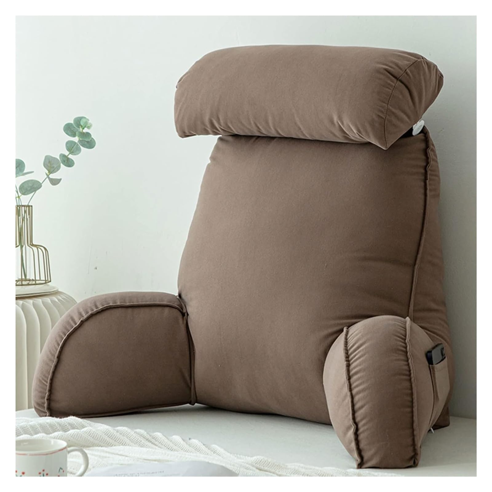 IULGFSC Reading pillow， Reading Pillow With Arm Support,Bed Rest