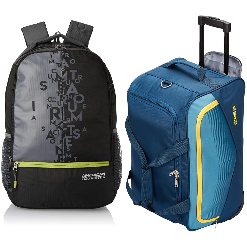American Tourister 32 Ltrs Black Casual Backpack (AMT FIZZ SCH BAG 02