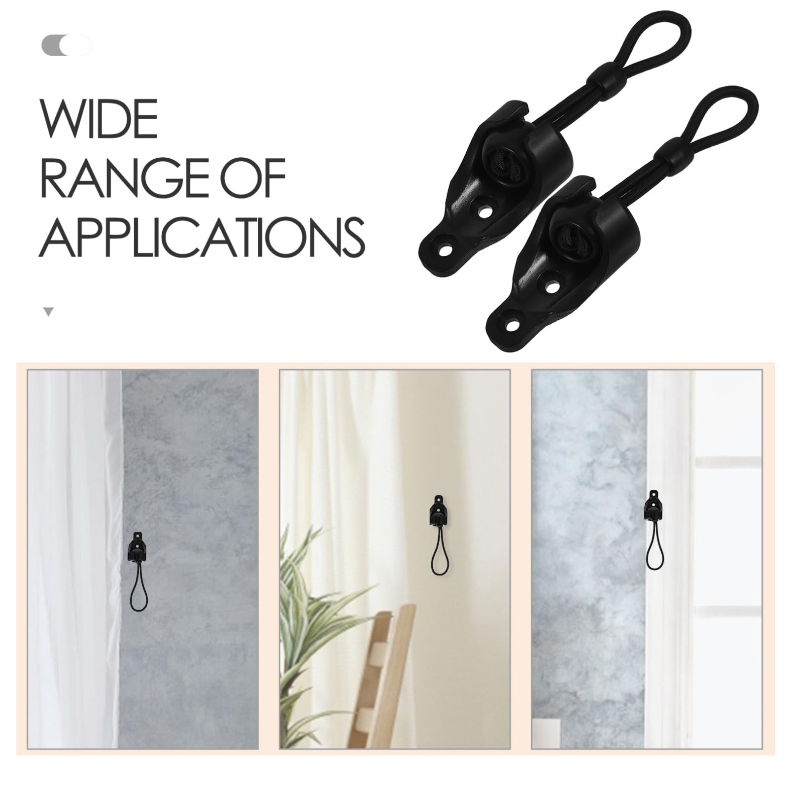 YARNOW 10 Set Fibbia per corda antivento per tapparella tapparelle notturne ganci per anelli per tende accessori per tapparelle - Accessori tende tapparelle avvolgibili fibbia parasole
