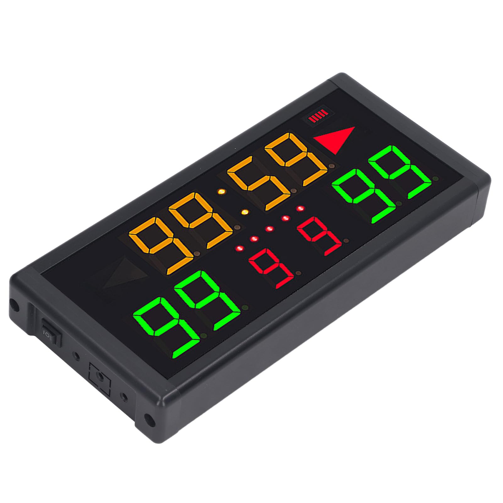 Tabellone Segnapunti, Score Keeper LED a 10 Cifre con Telecomando e Display Elettronico, Contatore Punti per Allenamento, Partite e Giochi Sportivi con Palla in Palestra
