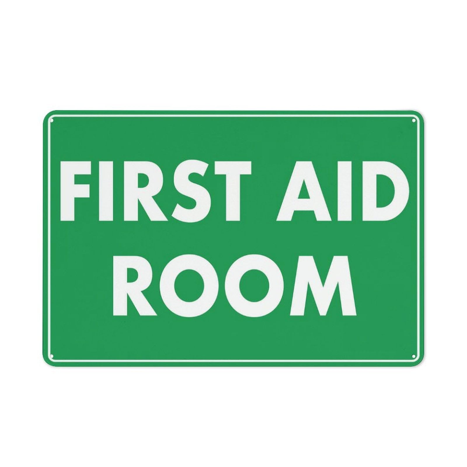 peiyeety First Aid Room Sign 12X8 Inch Tin Sign Great for Garden and Yard Wall Decor