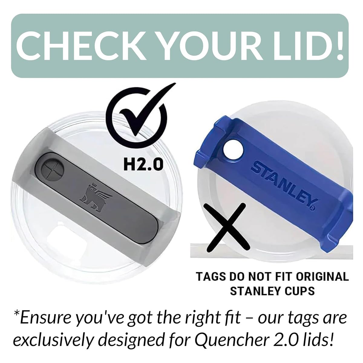 ZNTU Baseball-Inspired Name Plate Tag For Stanley H2.0 40oz Tumblers - Classic Ball Design Lid Accessory