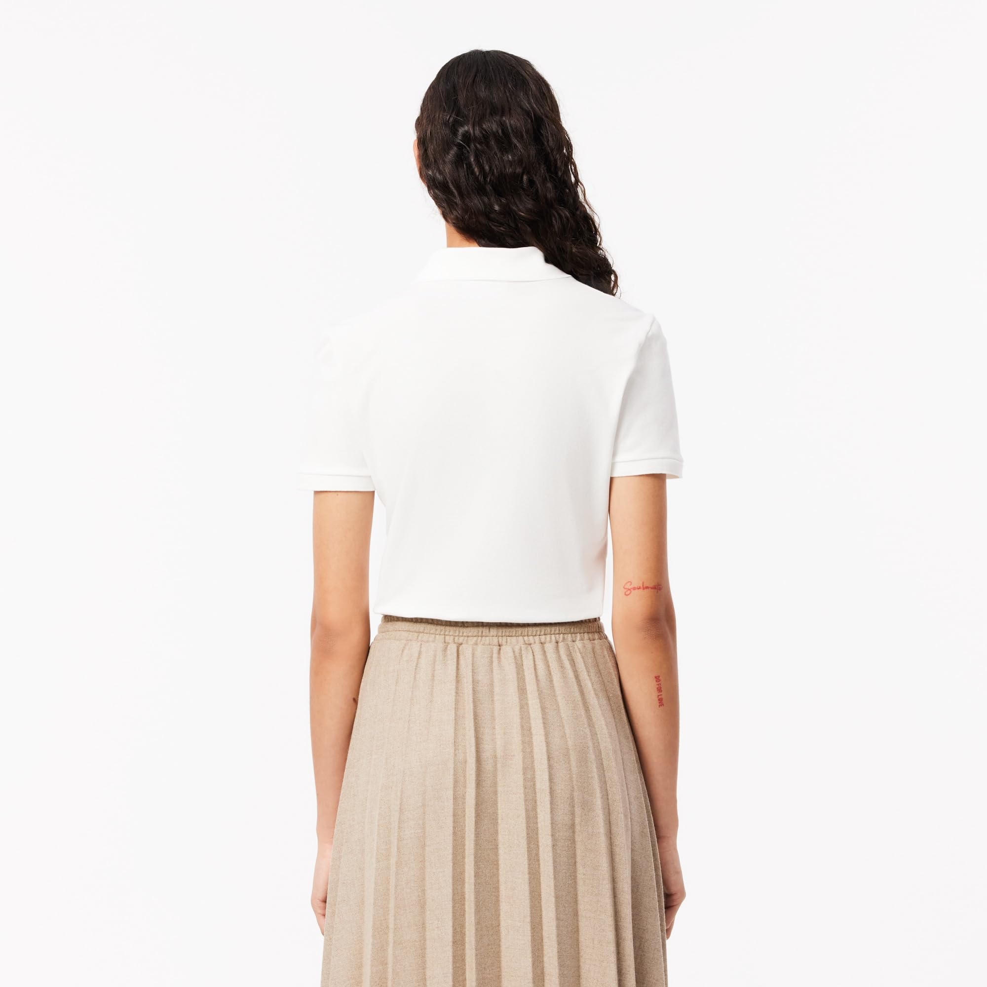 Lacoste PF5462 Polo, Blanc, 40 Donna