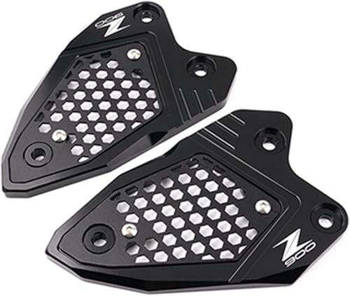 LCCDZ Compatible with Kawasaki Z900 Z 900 2017-2022 2021 2020 Motorcycle Accessories CNC Rear Pedal Guard Protector Heel Plate Decorative (Color