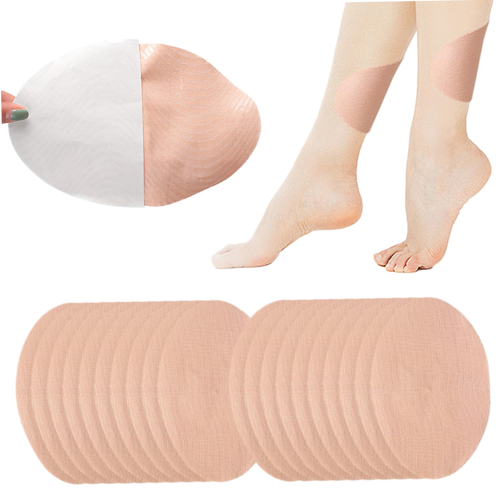 Prevención de roce de muslo Bandas de muslo 20pcs antieco, adhesivo autoadhesivo desechable anti fricción, elastic transpirable por el desgaste de la prevención de roce de muslo para muslos, pantorri