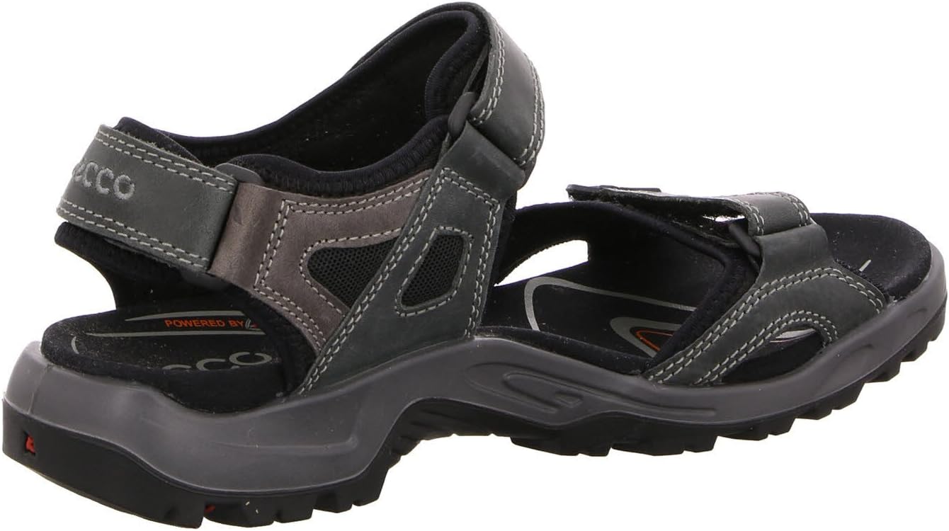 ECCO Men's Yucatan Sport Sandal 10-10.5 Marine Oil Nubuck