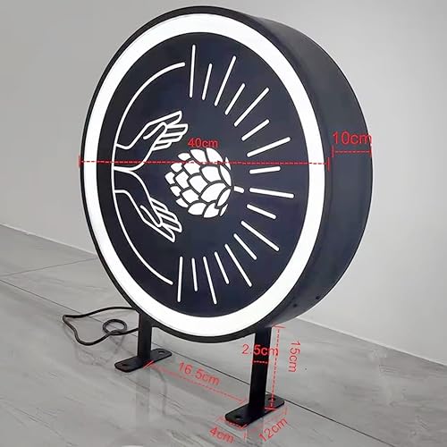 Vista 17 de Letreros de neón con logotipo personalizado, logotipo de negocios personalizable, diseño de neón impreso UV, letrero de neón LED regulable